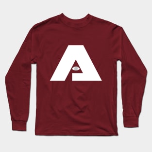 A (eye) Logo White Long Sleeve T-Shirt